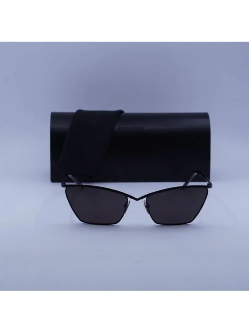 Saint Laurent SL637 001 Cat Eye Sunglasses - Black